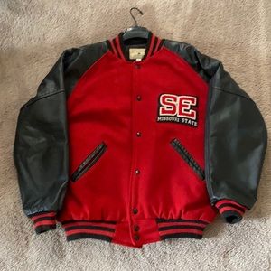 Men’s Southeast Missouri State Letterman Jacket Size Large